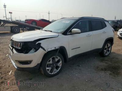 2020 Jeep COMPASS Limited, white — VIN 3C4NJDCB3LT119885, Copart
