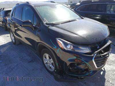 2020 Chevrolet TRAX Trax 1LT, black — VIN KL7CJLSB0LB010365, Copart
