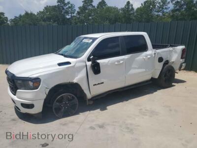 2022 RAM 1500 Big Horn/Lone Star, белый — VIN 1C6RRFFG9NN259334, Copart