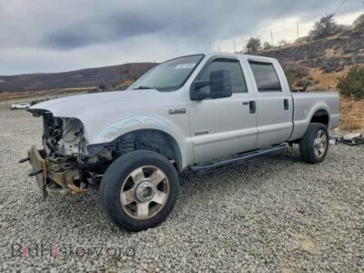 2006 Ford F350 SRW Super Duty, gray — VIN 1FTWW31P96EC48829, Copart