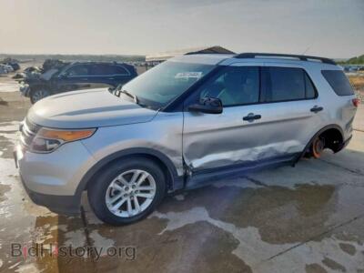 2015 Ford EXPLORER, silver — VIN 1FM5K7B80FGA85333, Copart