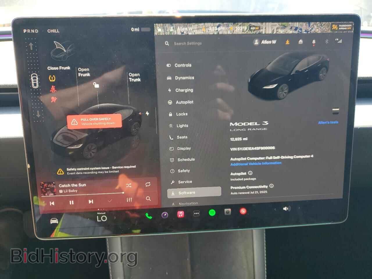 2025 TESLA MODEL 3 - VIN: 5YJ3E1EA4SF900006 - Фото 9