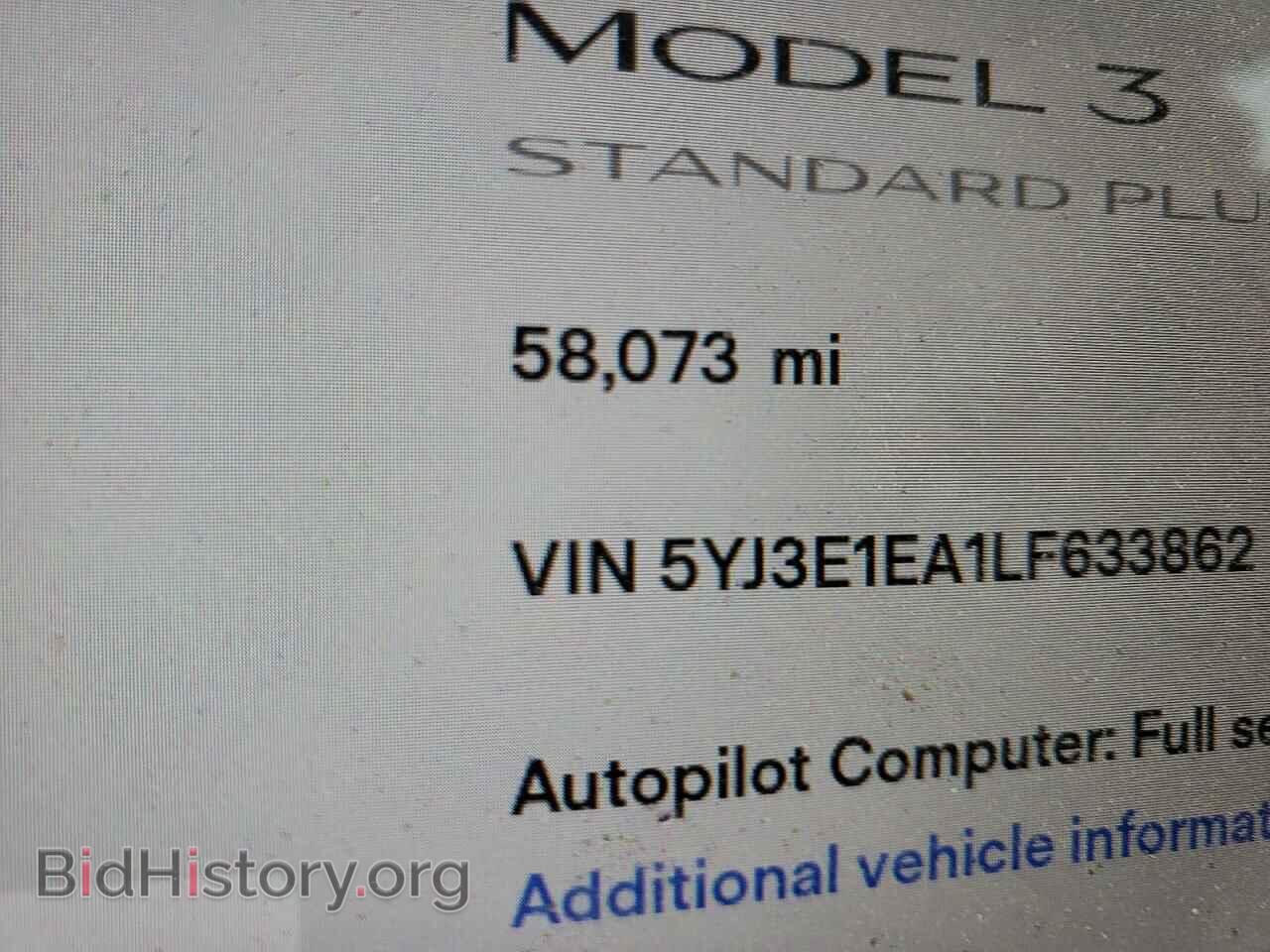 2020 TESLA MODEL 3 - VIN: 5YJ3E1EA1LF633862 - Фото 8