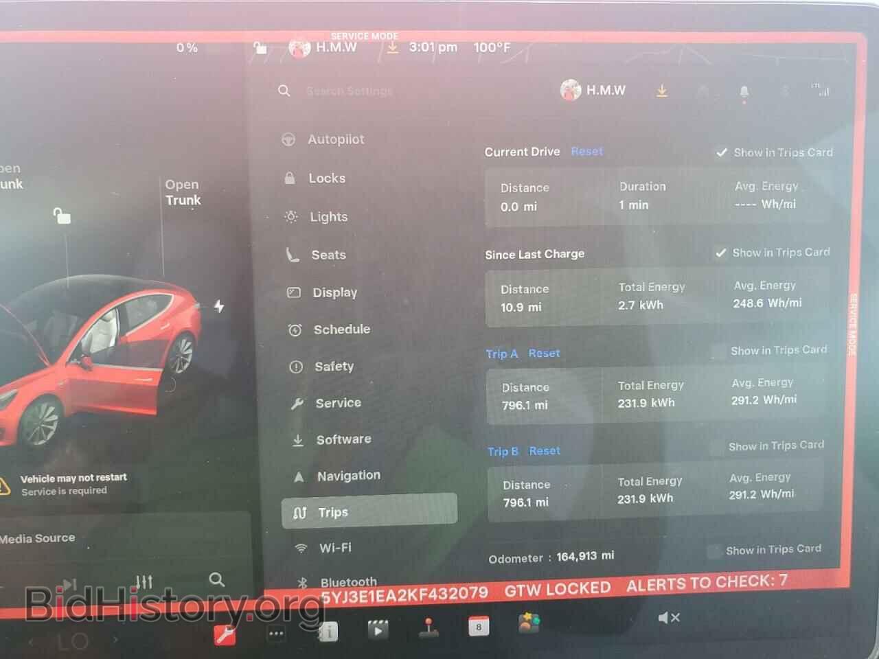 2019 TESLA MODEL 3 - VIN: 5YJ3E1EA2KF432079 - Photo 9