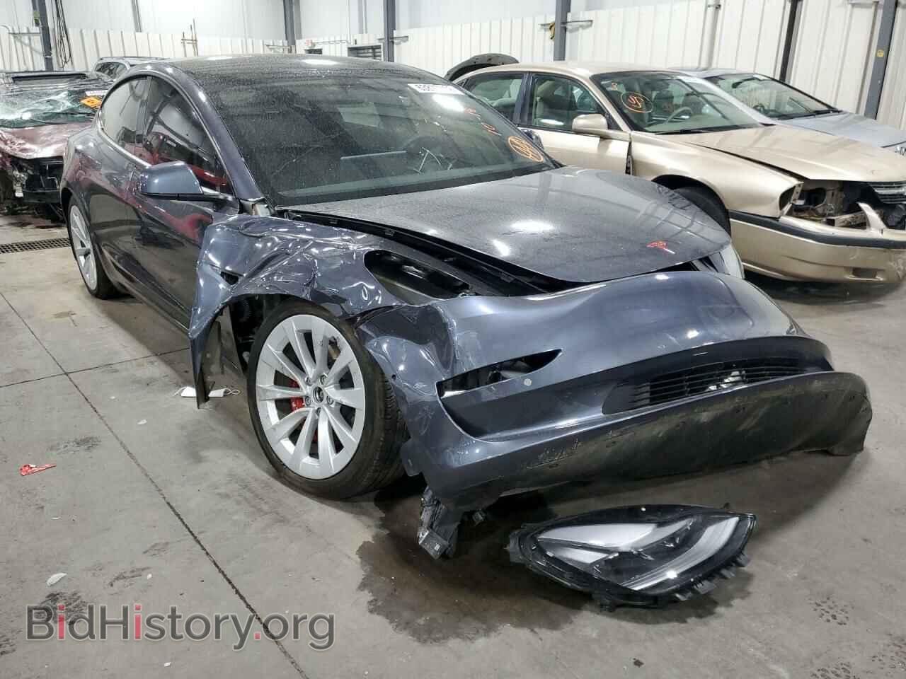 Photo 5YJ3E1EB7NF107618 - TESLA MODEL 3 2022