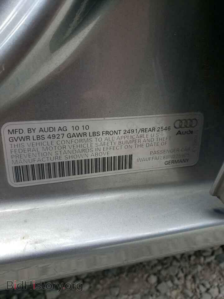 2011 AUDI A4 - VIN: WAUFFAFL8BN025909 - Фото 12