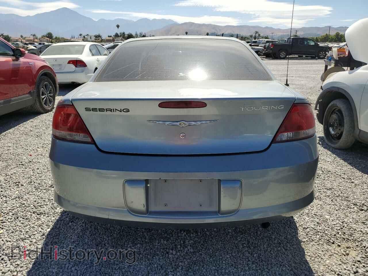 2006 CHRYSLER SEBRING - VIN: 1C3EL56R86N138238 - Фото 6