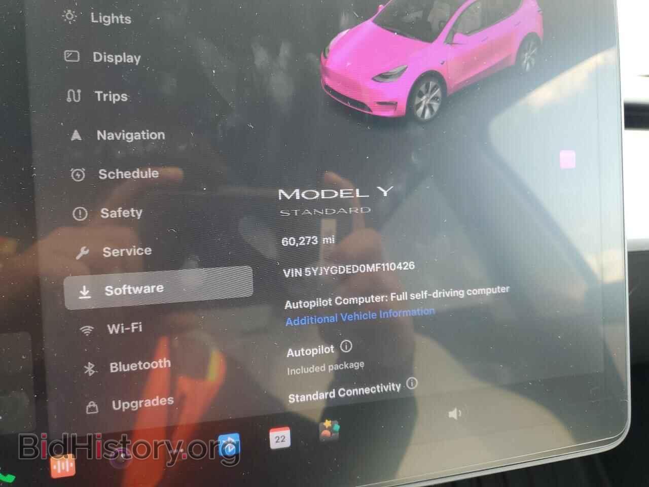 2021 TESLA MODEL Y - VIN: 5YJYGDED0MF110426 - Фото 9