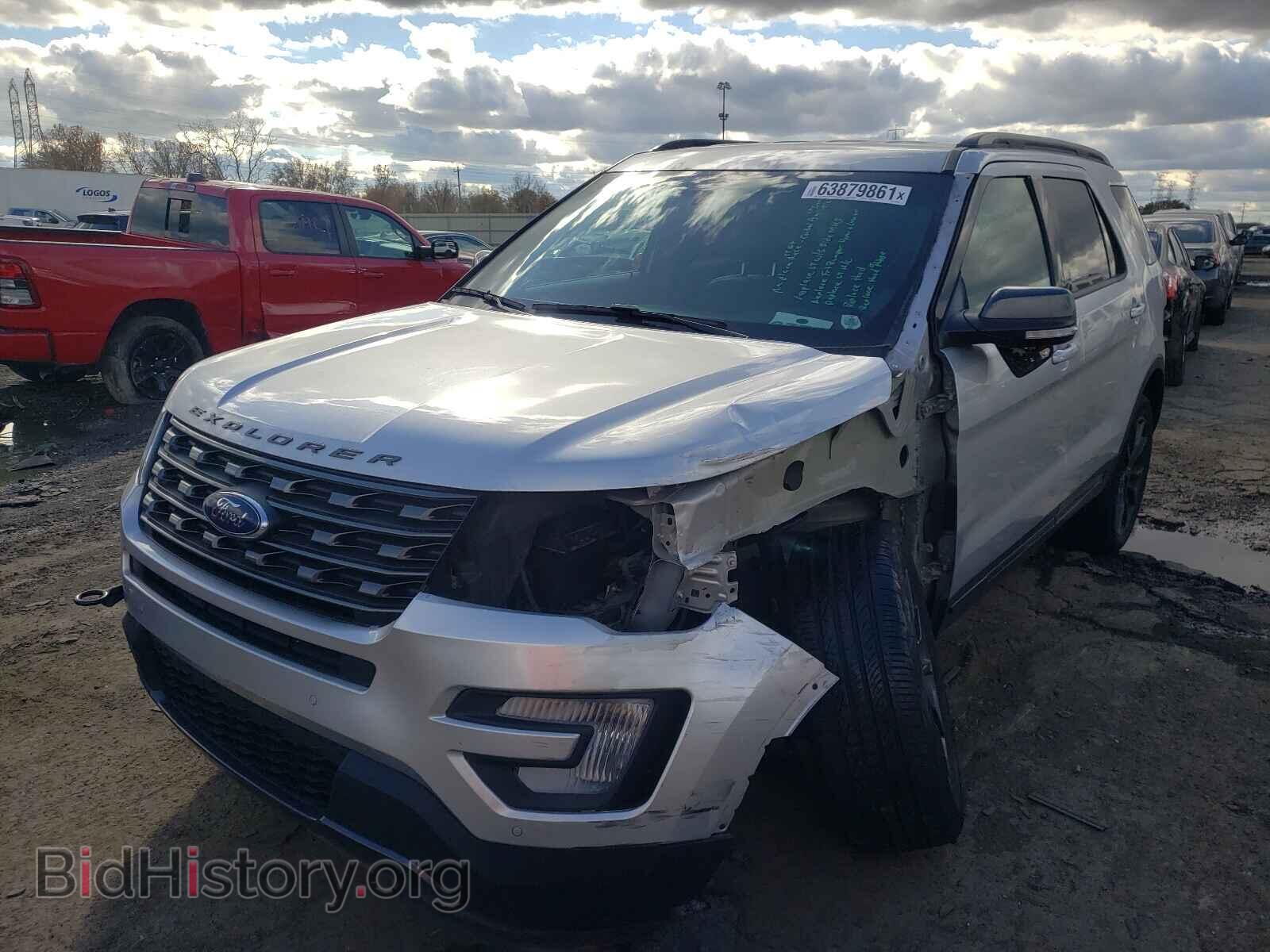 2017 FORD EXPLORER - VIN: 1FM5K8D83HGB61603 - Фото 2