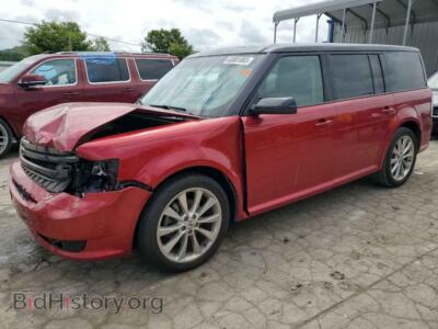 2011 Ford FLEX Flex Limit, red — VIN 2FMHK6DT4BBD14266, Copart