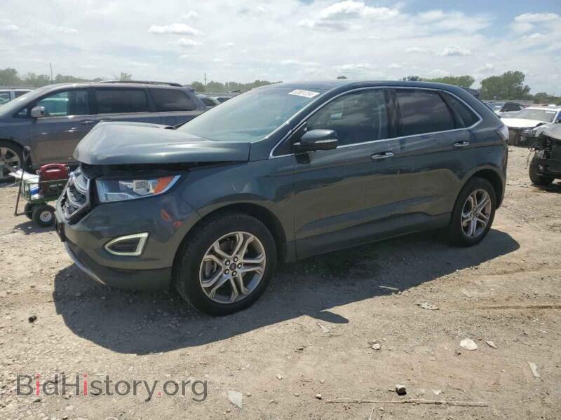 2015 Ford EDGE Titanium (VIN 2FMTK4K99FBB00062) — фото 1 из 13, Copart, повреждение: передняя часть