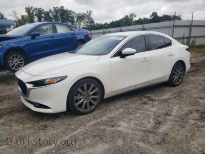 2019 Mazda 3 Preferred, white — VIN 3MZBPADL2KM105764, Copart