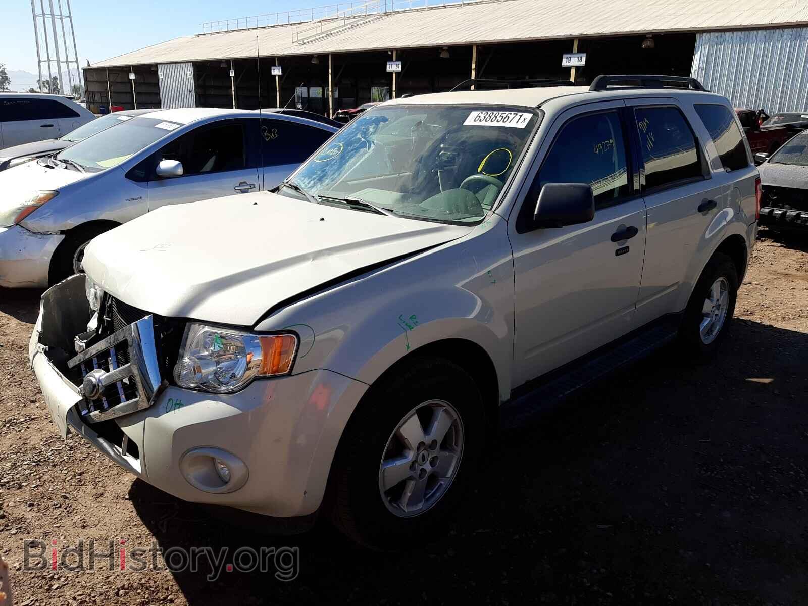 2009 FORD ESCAPE - VIN: 1FMCU037X9KC67105 - Фото 2