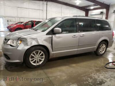 2013 Dodge CARAVAN SXT, серебристый — VIN 2C4RDGCG6DR616486, Copart