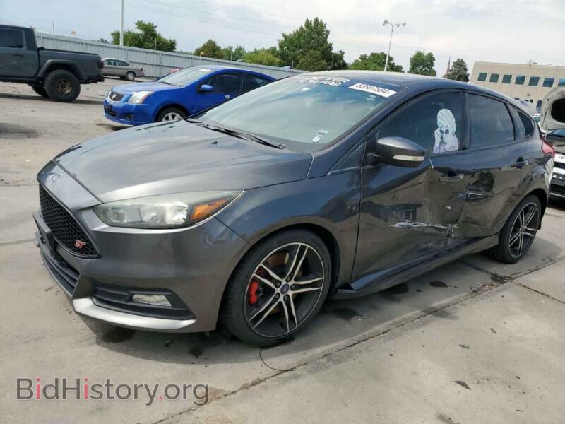 2016 Ford FOCUS ST (VIN 1FADP3L94GL317822) — фото 1 из 12, Copart, повреждение: бок