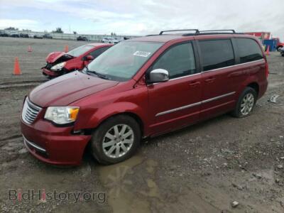 2011 Chrysler MINIVAN Town & COU, красный — VIN 2A4RR8DG7BR609222, Copart