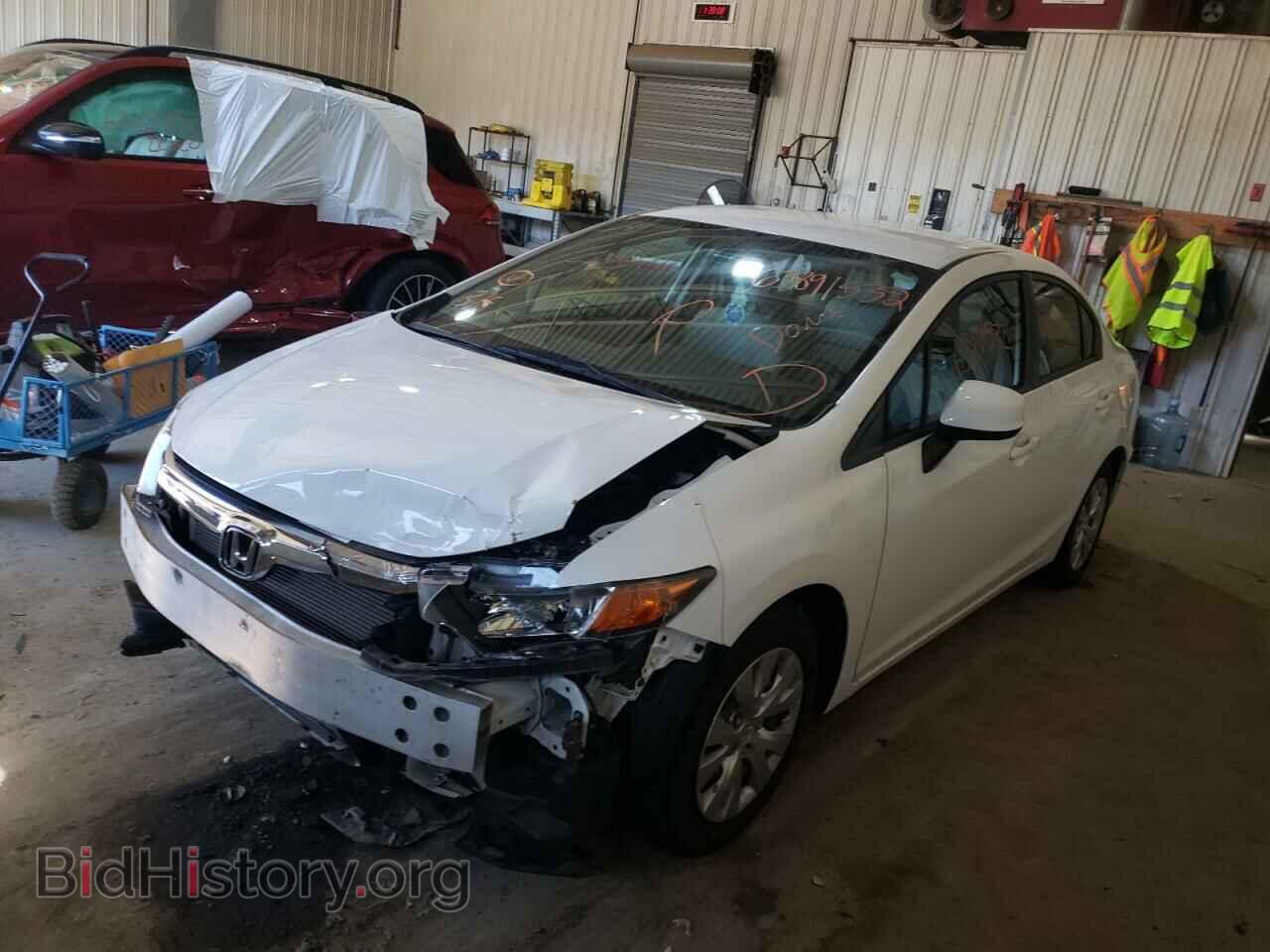 2012 HONDA CIVIC - VIN: 2HGFB2F56CH335316 - Фото 2