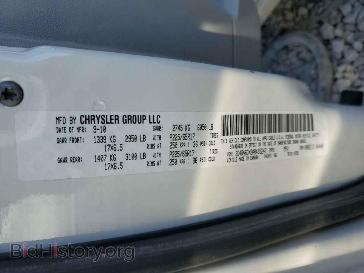 2010 DODGE CARAVAN - VIN: 2D4RN6DX9AR455247 - Фото 10