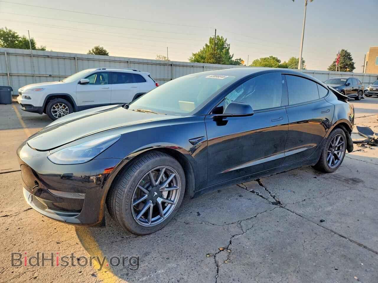 Photo 5YJ3E1EA9NF186734 - TESLA MODEL 3 2022