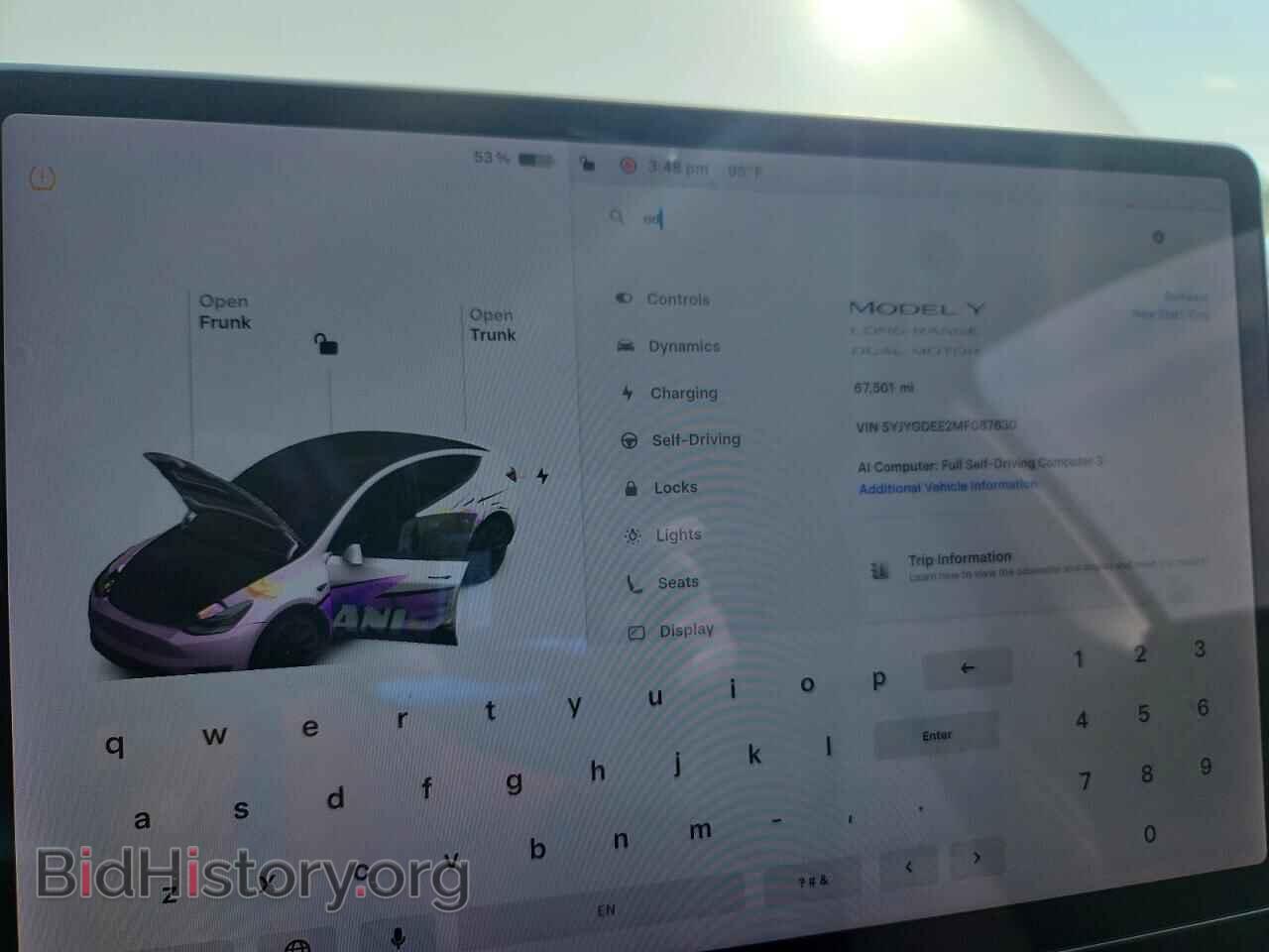 2021 TESLA MODEL Y - VIN: 5YJYGDEE2MF087630 - Фото 9