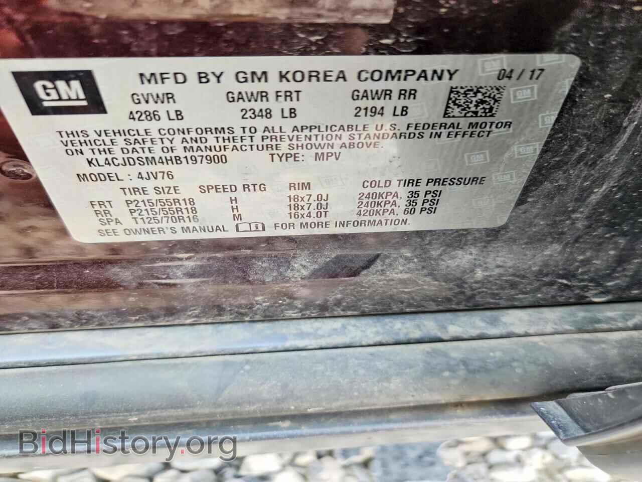 2017 BUICK ENCORE - VIN: KL4CJDSM4HB197900 - Фото 14