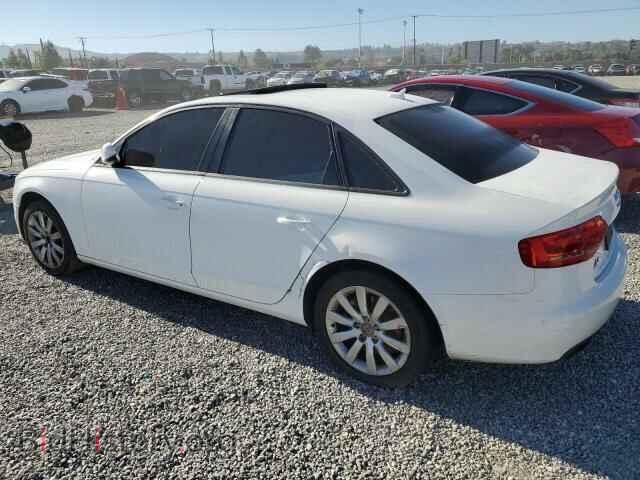 2012 AUDI A4 - VIN: WAUAFAFL5CN000381 - Фото 2