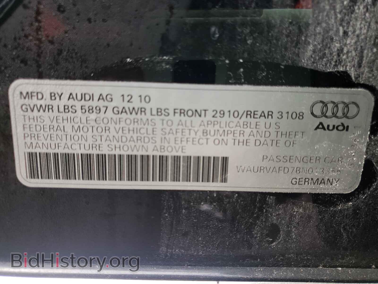 2011 AUDI A8 - VIN: WAURVAFD7BN013355 - Photo 10