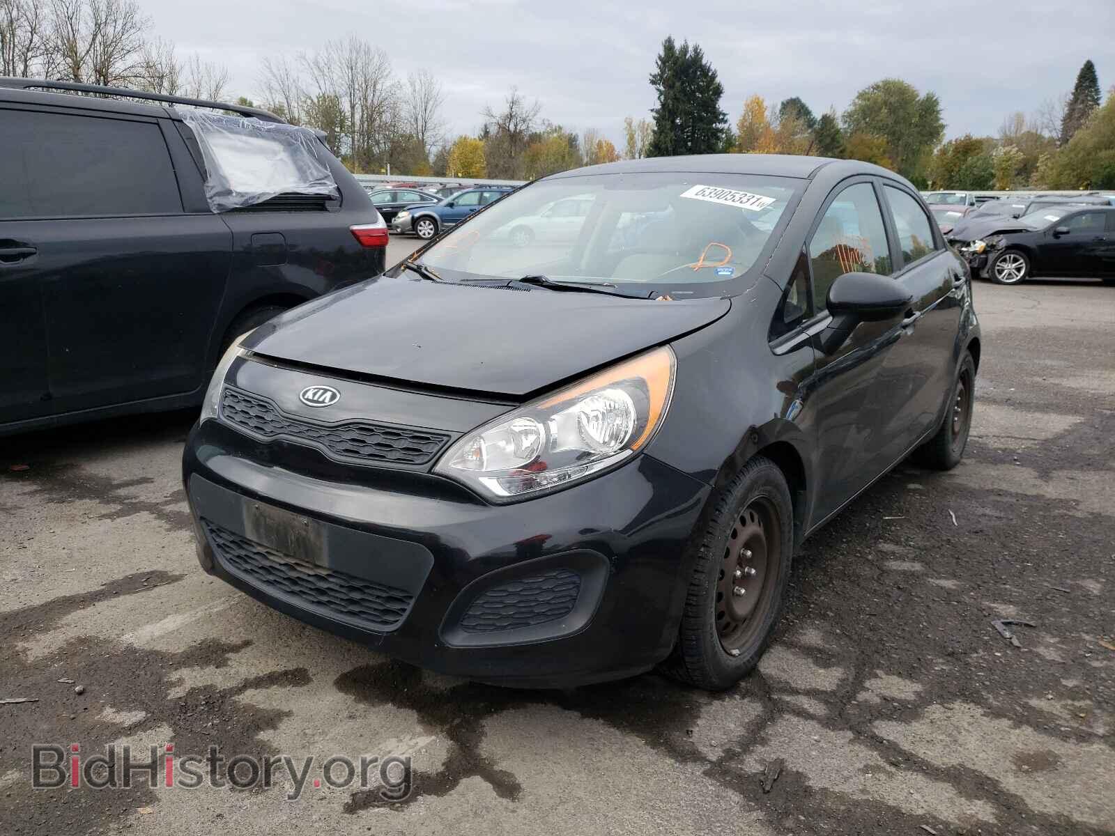 2012 KIA RIO - VIN: KNADM5A31C6014872 - Фото 2
