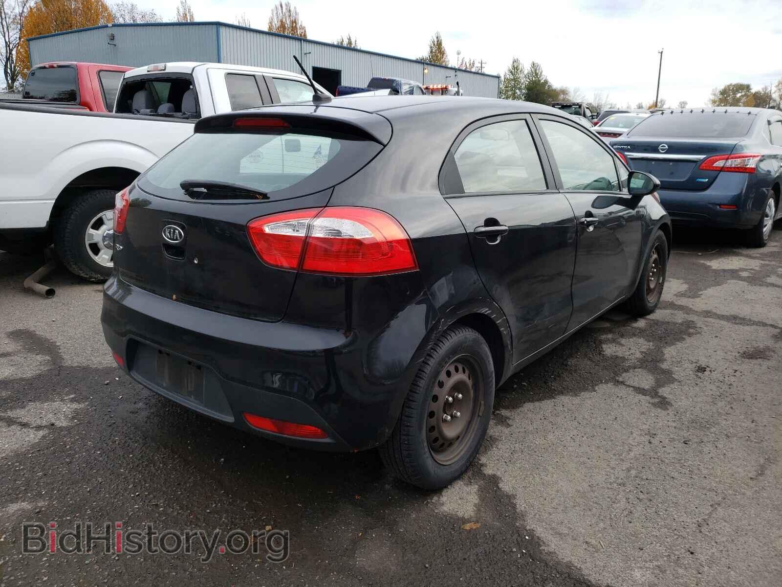 2012 KIA RIO - VIN: KNADM5A31C6014872 - Фото 4
