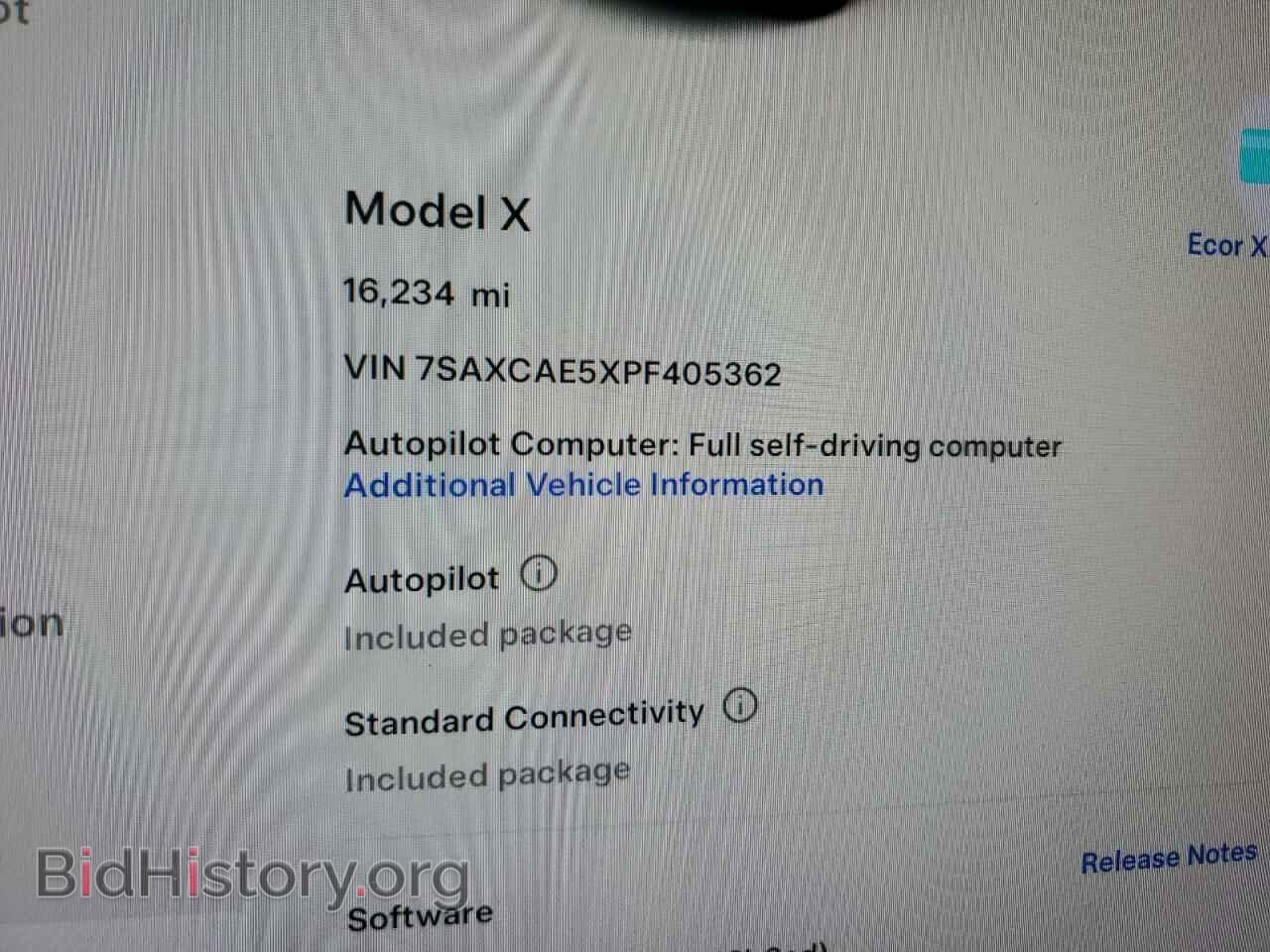 2023 TESLA MODEL X - VIN: 7SAXCAE5XPF405362 - Photo 9