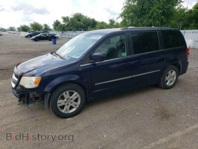 2013 Dodge CARAVAN Crew, blue — VIN 2C4RDGDG8DR607495, Copart