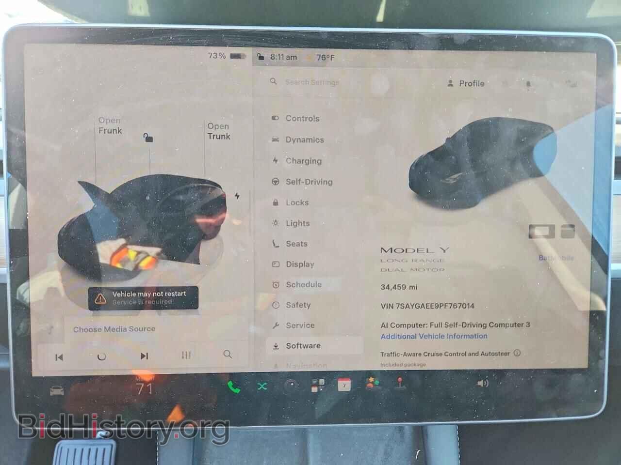 2023 TESLA MODEL Y - VIN: 7SAYGAEE9PF767014 - Photo 9