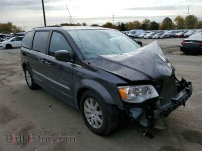 2016 Chrysler MINIVAN Town & COU, charcoal — VIN 2C4RC1BG9GR142085, Copart