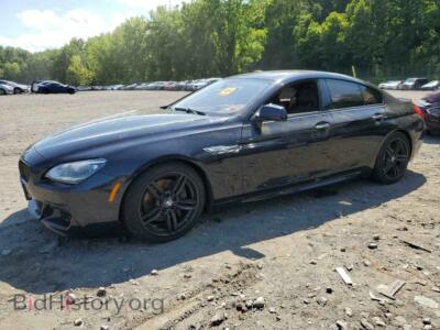 2015 BMW 6 SERIES XI Gran Coupe, black — VIN WBA6B4C51FD761363, Copart