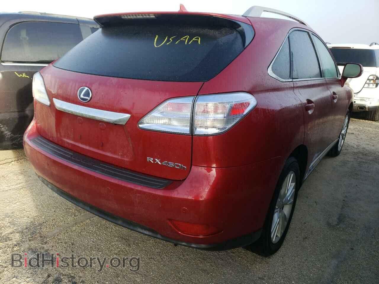 2011 LEXUS RX450 - VIN: JTJBC1BA9B2418329 - Фото 4