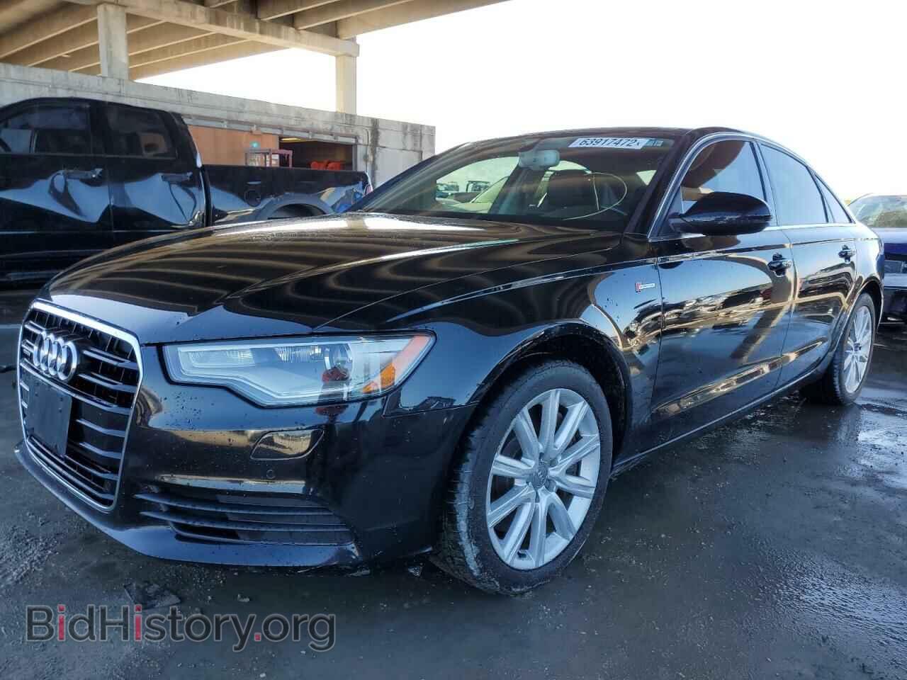 2013 AUDI A6 - VIN: WAUGGAFC4DN014877 - Фото 2
