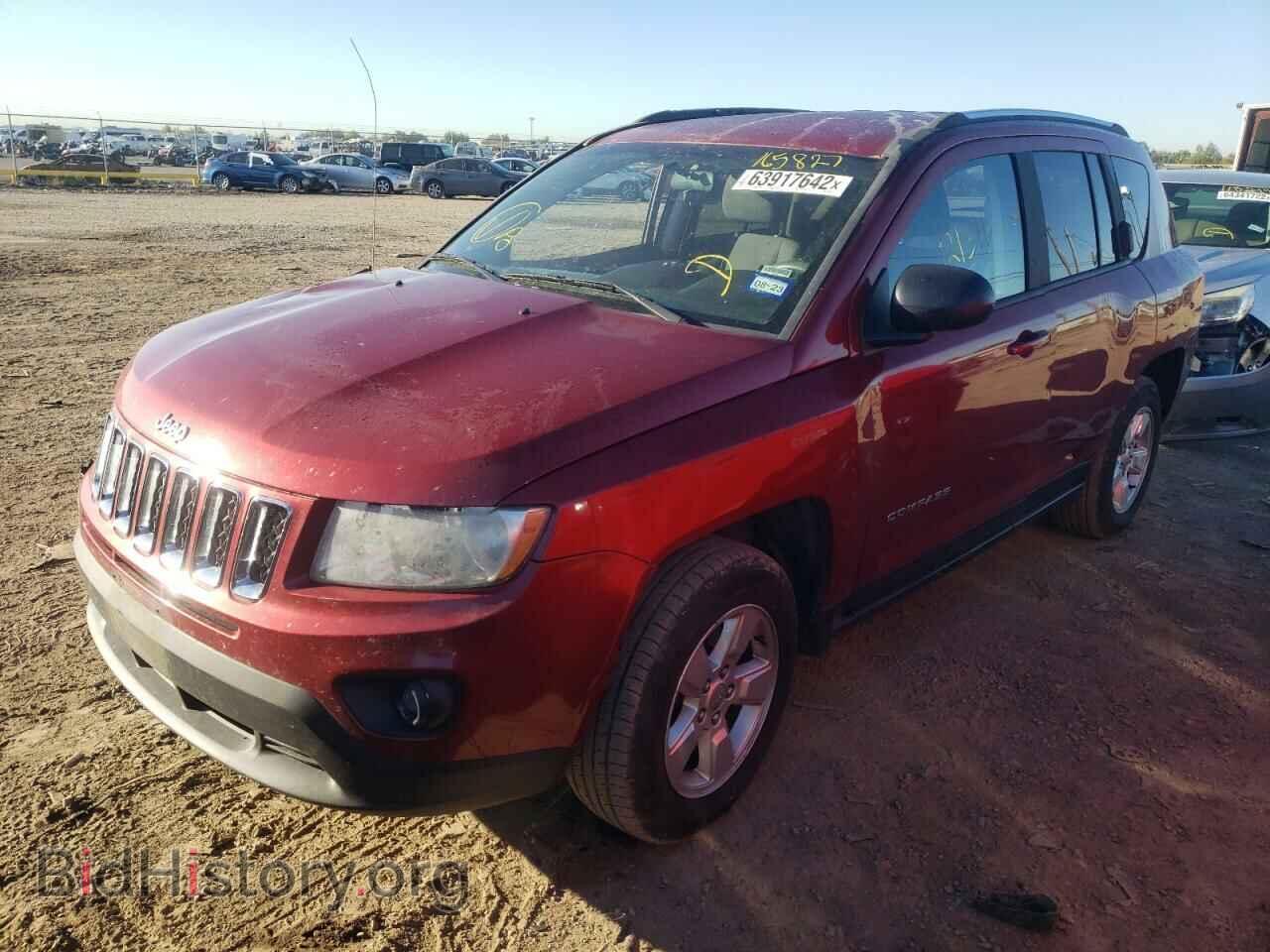 2013 JEEP COMPASS - VIN: 1C4NJCBA7DD165827 - Фото 2