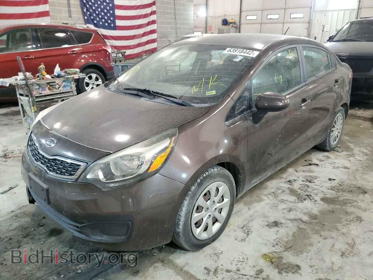 2012 KIA RIO - VIN: KNADN4A31C6054019 - Фото 2