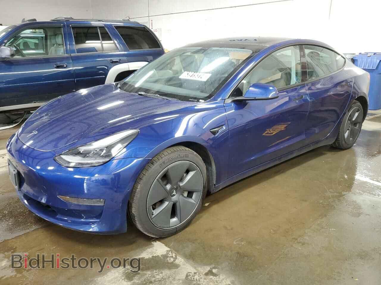 Photo 5YJ3E1EA7NF371283 - TESLA MODEL 3 2022