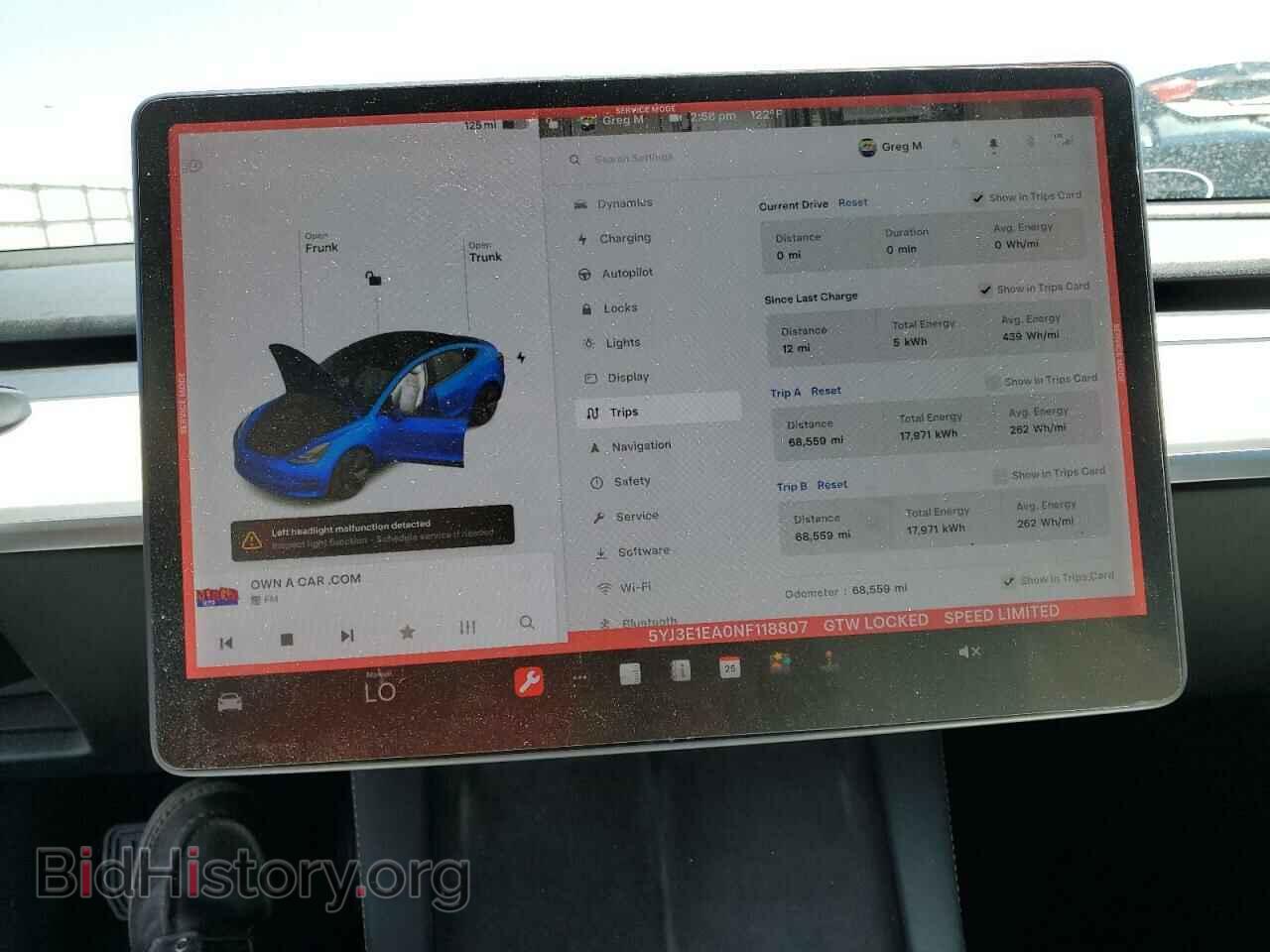 2022 TESLA MODEL 3 - VIN: 5YJ3E1EA0NF118807 - Photo 9