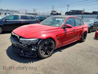 2018 BMW M3, red — VIN WBS8M9C56J5K99994, Copart