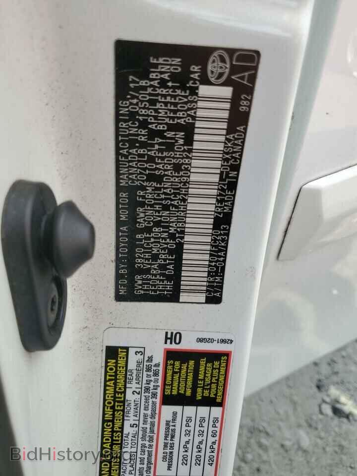 2017 TOYOTA COROLLA - VIN: 2T1BURHE2HC903821 - Фото 12
