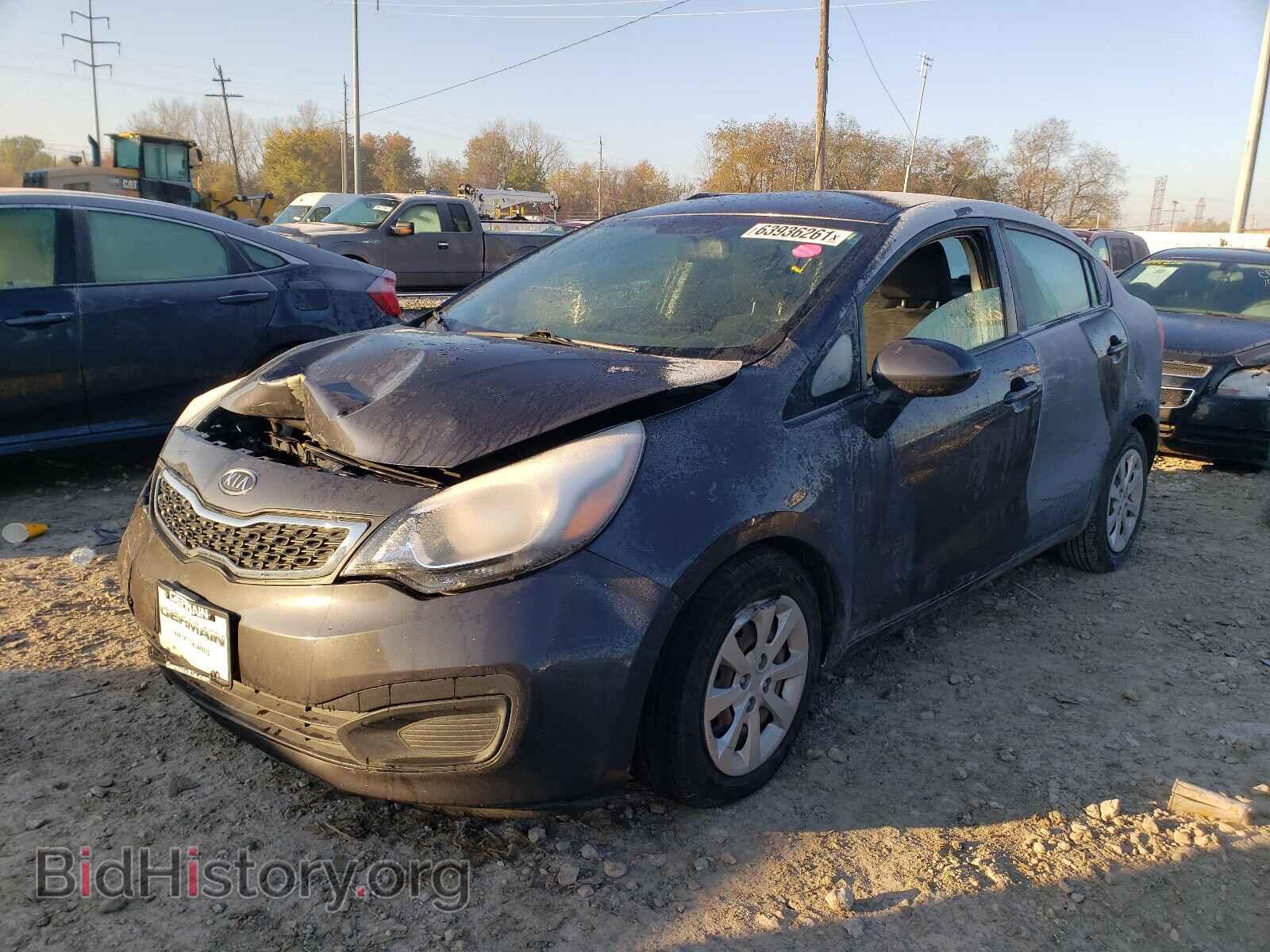 2012 KIA RIO - VIN: KNADN4A3XC6056111 - Фото 2