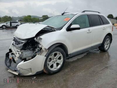2014 Ford EDGE SEL, white — VIN 2FMDK3JC5EBB35174, Copart