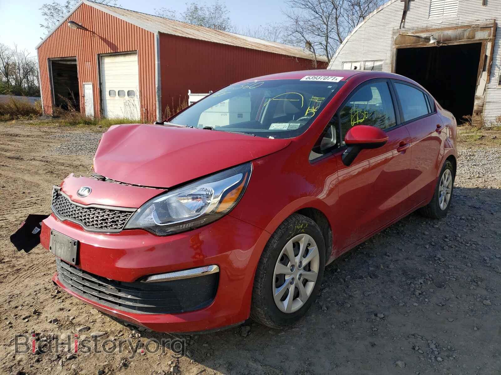 2017 KIA RIO - VIN: KNADM4A36H6006364 - Фото 2