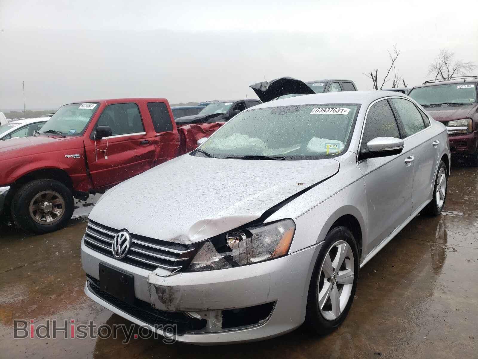 2014 VOLKSWAGEN PASSAT - VIN: 1VWBS7A36EC120814 - Фото 2
