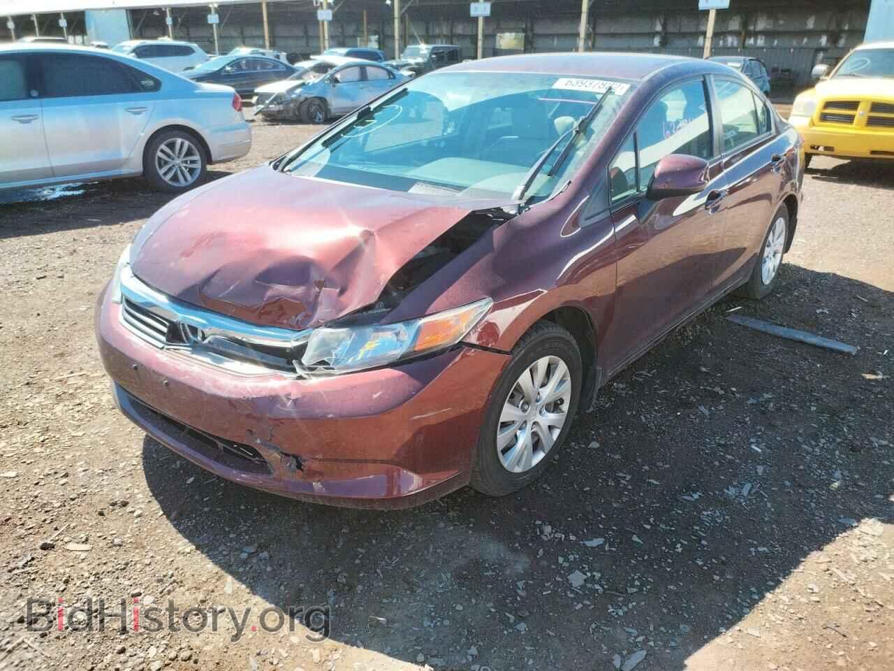 2012 HONDA CIVIC - VIN: 19XFB2F59CE073138 - Фото 2