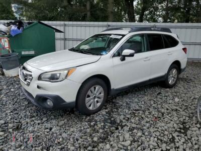 2016 Subaru OUTBACK 2.5I Premium, белый — VIN 4S4BSAFC4G3337365, Copart