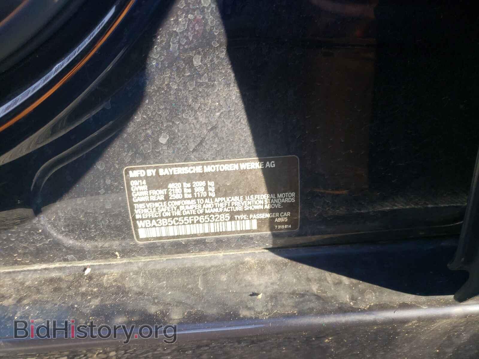 2015 BMW 3 SERIES - VIN: WBA3B5C55FP653285 - Фото 10