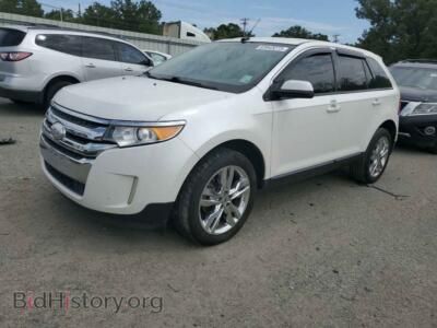 2014 Ford EDGE Edge SEL, white — VIN 2FMDK3JC4EBB10539, Copart